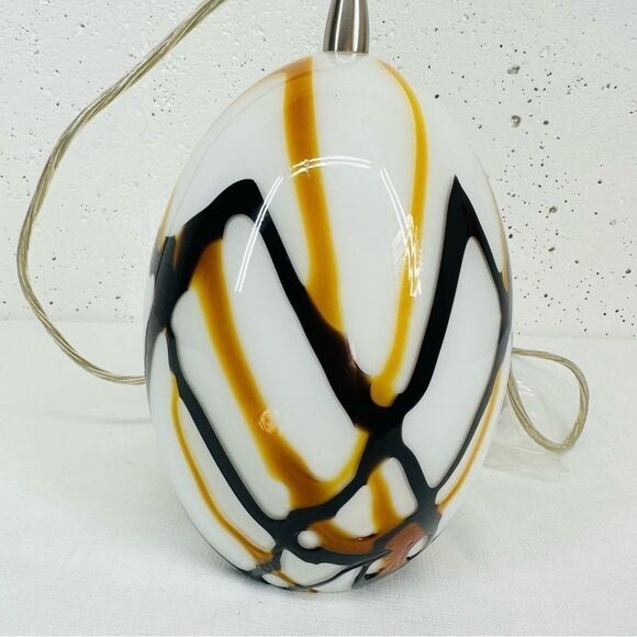 NULCO Lighting Blown Glass hanging Pendant Light - Picture 4 of 11